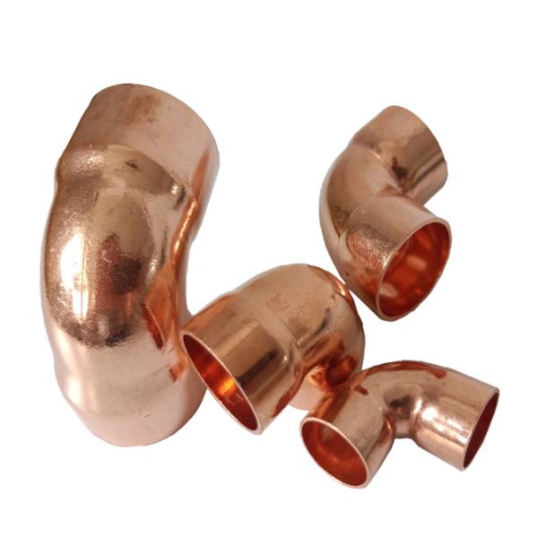 Copper elbow 90 degrees welded copper pipe fittings
