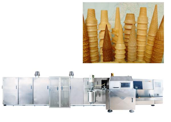 Quality Ice Cream Cone Making Waffle Cup Machine 10500Lx2400Wx1800H for sale