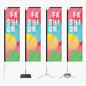China Custom Rectangular Flags Custom Advertising Waterproof Promotional Flags Banners wholesale