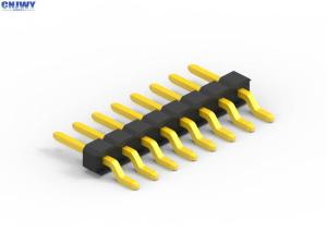 China 2.54mm Male Pin Header Connector SMT Type Pin with Gold Plated on sale