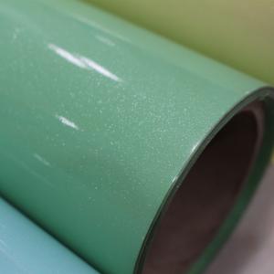 China Scratch Resistant High Gloss PVC Furniture Film 1260mm Thickness 0.1-0.5mm wholesale
