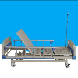 China Stable Performance Manual Hospital Bed, 3 Functions 3 Cranks For Icu Paitient wholesale