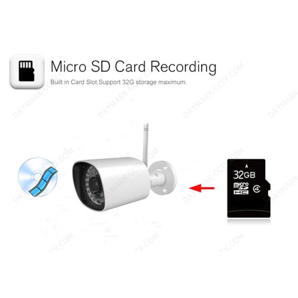 HD wifi weatherproof bullet network camera camara ip