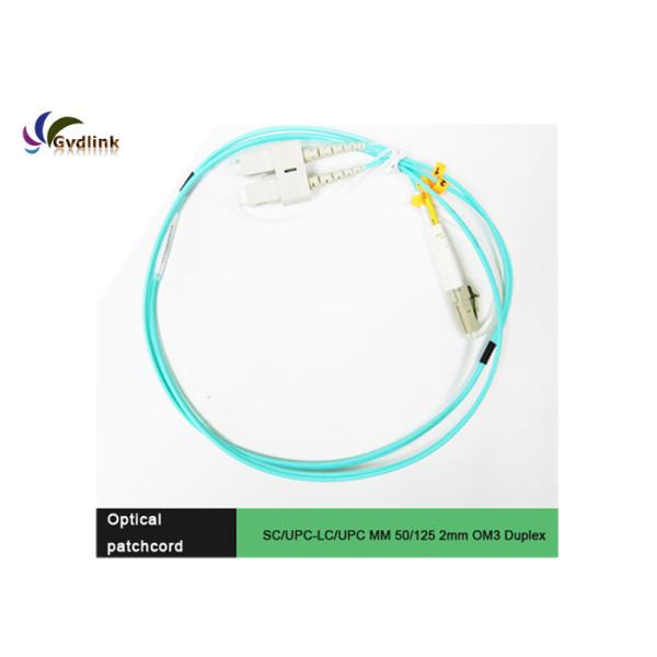 50/125um SC/UPC-LC/UPC MM Duplex Fiber Patch Cord