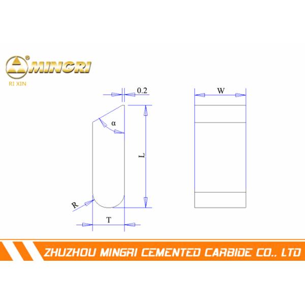 Brazed ISO certificate tungsten carbide cutting tips suitable for cutting ferrous metal