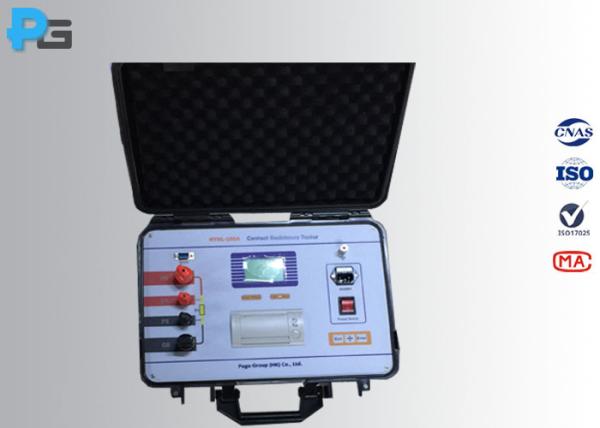 Quality 9 KG Transformer Testing Equipment , Contact Resistance Meter 0.1μΩ Resolution for sale