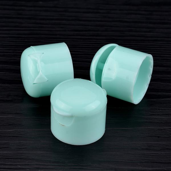 Light Green PP Reusable Round Screw Cap , 20/410 Flip Top Cap
