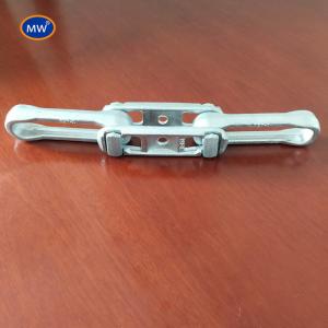 Strength Drop Forged Steel 1.5 Pitch Rivetless Chain with Straight Link and Solid Pin