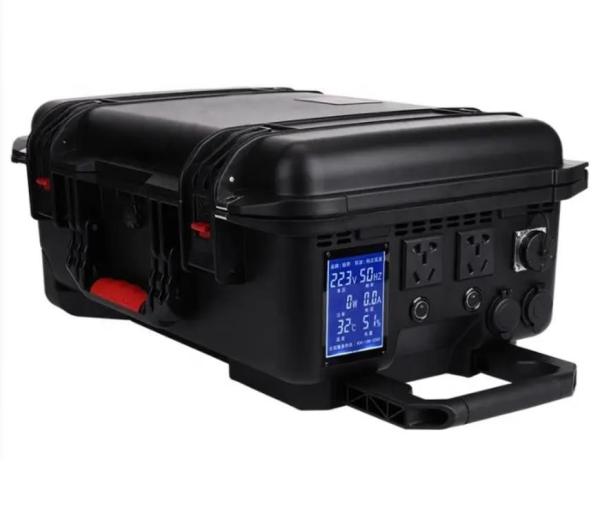 Quality 220V 5000W 3127WH Solar Generator Portable Power Station ABS Case PWM Controller for sale