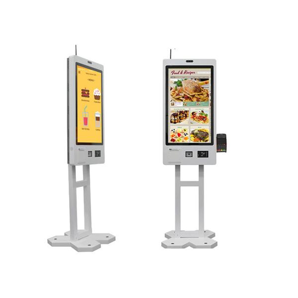 Quality Self Ordering Kiosk in Restaurant Cash POS Order Number Wall-mounting Information Kiosk for sale