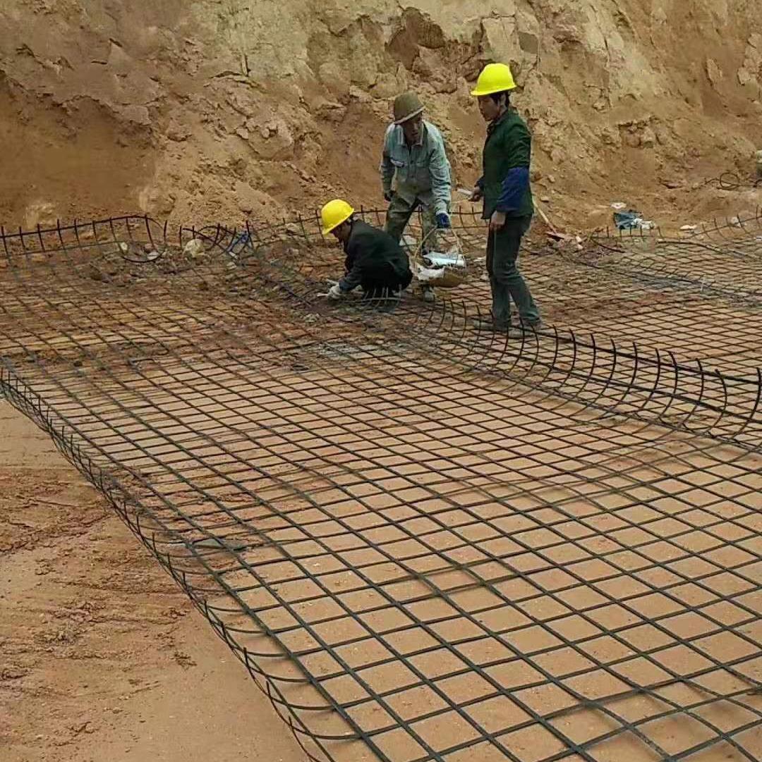 Black Steel Plastic Weled Geogrid Reinforcement for Modern Road Construction