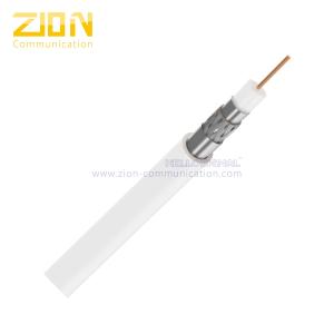 China Tri-Shield RG6 Riser CMR Coaxial Cable with 18 AWG CCS for Digital Video wholesale