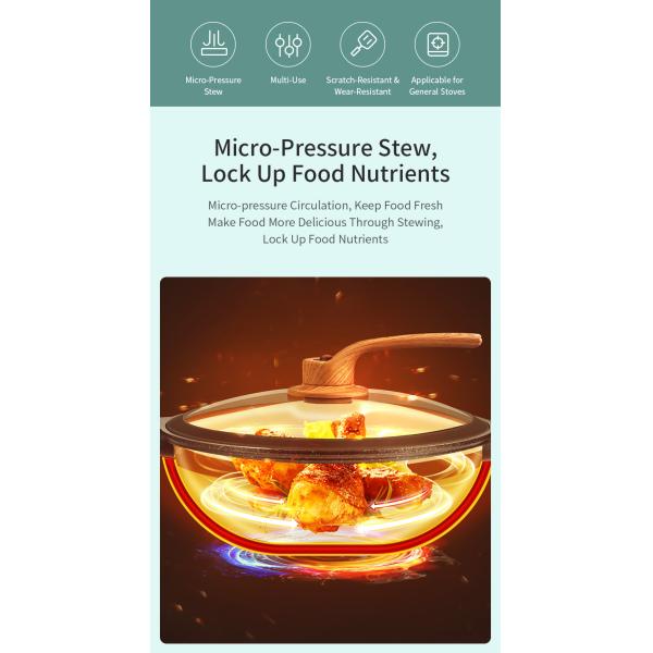 CE Induction Cookware 32cm Frying Pan PFOA Free For All Stoves
