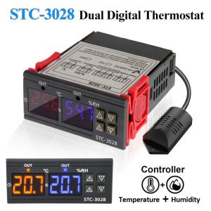 China STC-3028 Humidity And Temperature Controller AC 220V DC 12V 24V wholesale