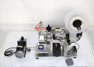 Auto Bottle Boxes Bottom Surface Labeling Machine Label Applicator Machine