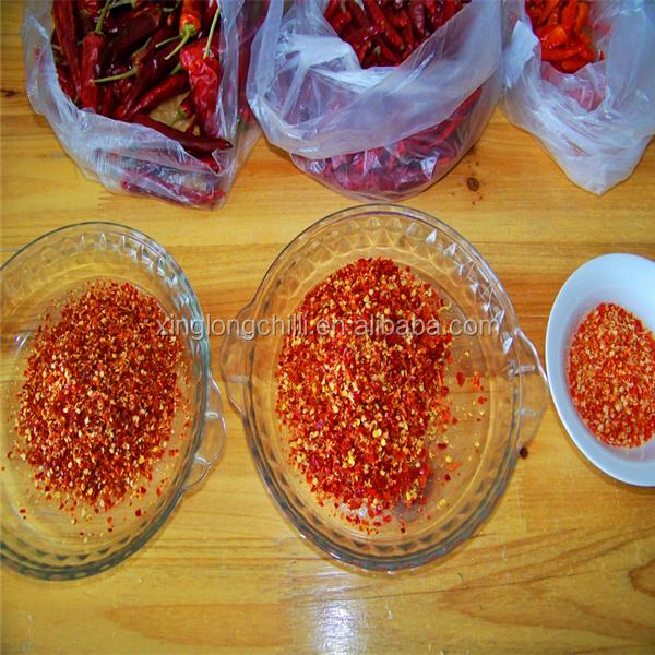 Factory price dried Jinta chili sweet pepper Flakes