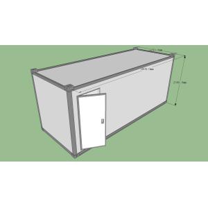 China Eco Friendly Portable Toilet Container With Sandwich Panel Composite wholesale