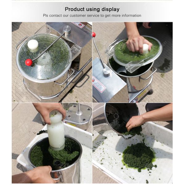 6 Liters 100KG/H SS Meat Processing Machine Food Crusher