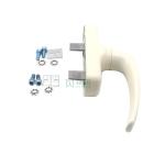 Polished Surface Double Side Fork Handle Outward Opening Handle for Window
