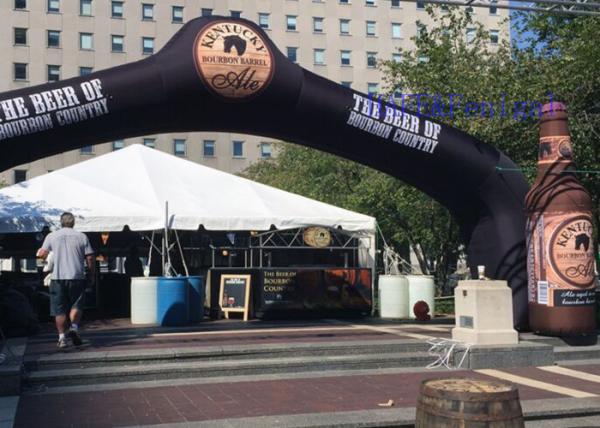 Quality Customize Inflatable Airtight Arch Gate Archway With Logos For Race Advertising for sale