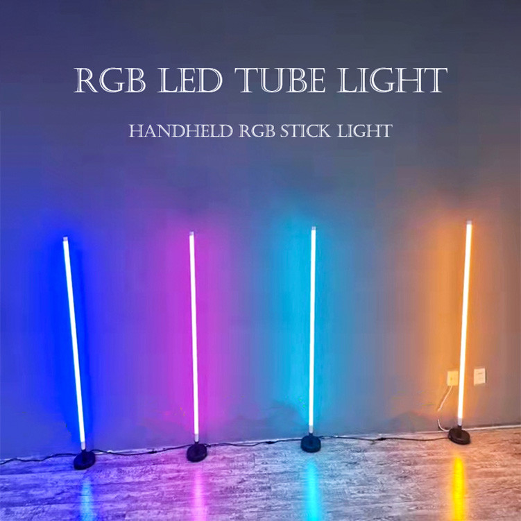 Portable Rgb Led Tube Dmx Rgb Neon Tube Light For Gaming TV PC Car Party DJ Studio