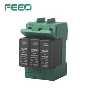 IP20 Lightning Surge Arrester Protector 40KA 2 Pole Surge Protector