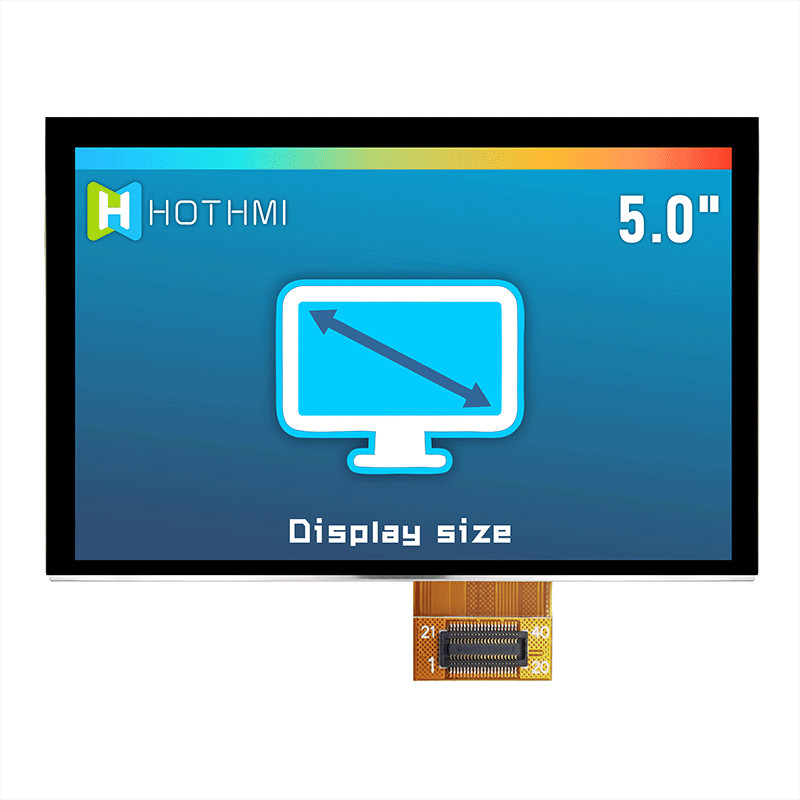 5 Inch Capacitive Touch Screen TFT LCD With ST7262 Driver IC