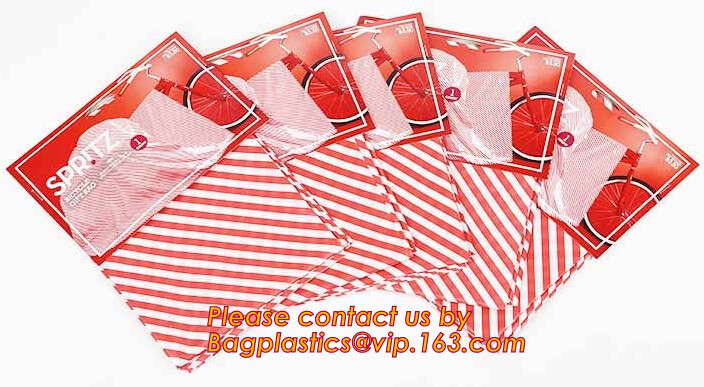 Custom CPE semitransparent printing frosted corded beaded gift bags,lovely children clothes gift packing plastic bag