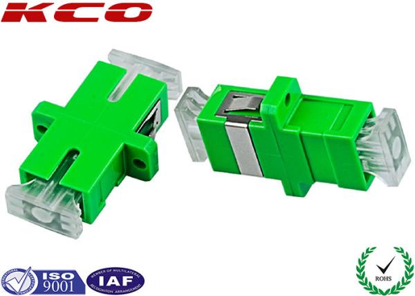 Quality Plastic Single Mode Fiber Optic Adapter SC/APC SC/UPC PC MM Type For CATV for sale