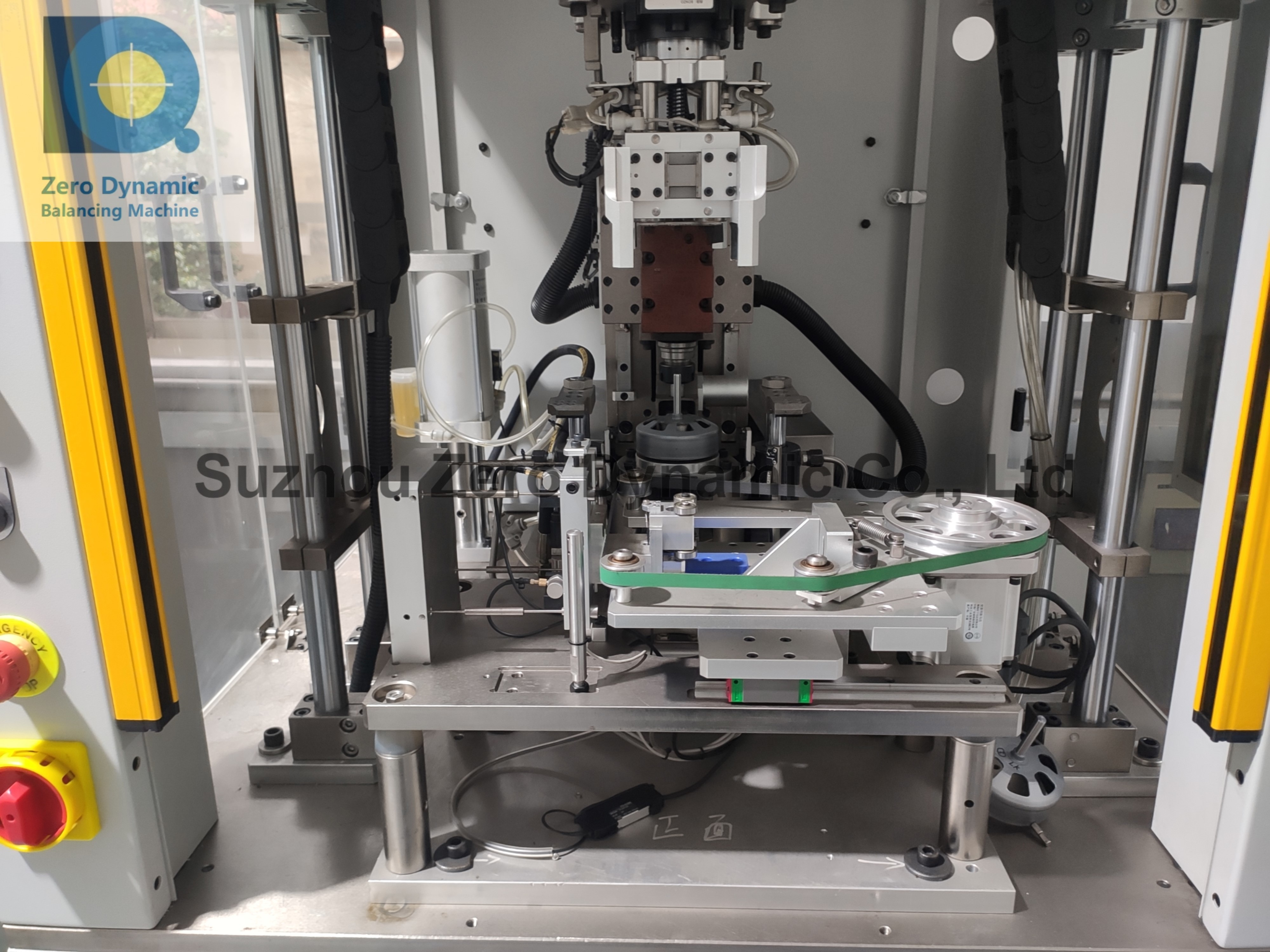 Two Station Motor Outer Rotor Vertical Double Plane Automatic Milling Balancing Machine