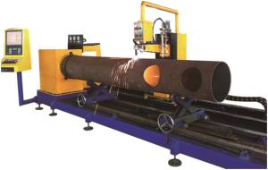 China 3 Axis CNC Pipe Cutting Machine Cutting Round Steel Pipes with High Precision wholesale