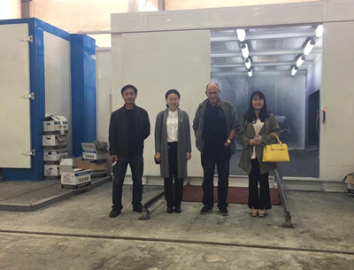 Aluminium Metal Powder Coating Line Plant For Steel Door