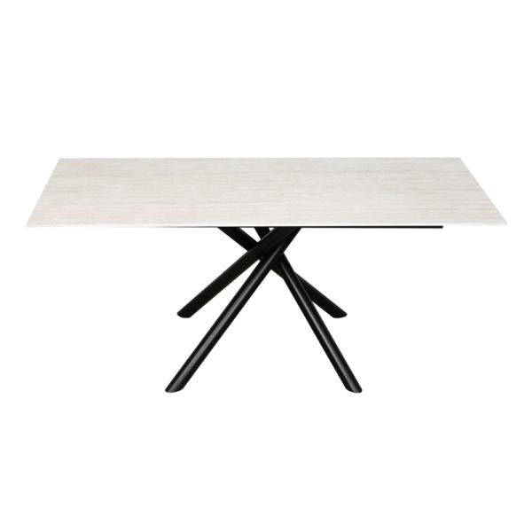 1800*900mm Contemporary Ceramic Dining Table Extendable Ceramic Extension Table