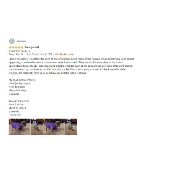 New Arrival Soft Windproof Small Dog Coat