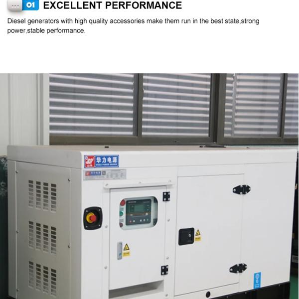 20KW 50KW YANGDONG Diesel Generator Soundproof Diesel Genset , Multi Function Diesel Engine Generator