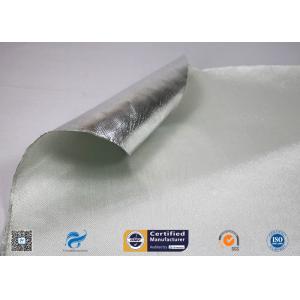 Aluminum Coated Fiberglass Fabric For Fireproof 260 ℃ High Temperature