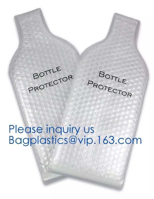 Reusable protector cover holder bag,protector plastic bubble bags for wine bottles wine bottle cover, BIODEGRADALE, ECO