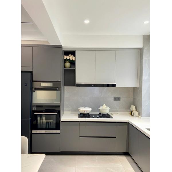 Customized Kitchen Furniture Cabinets Body Wood Cabinet Door For Storage