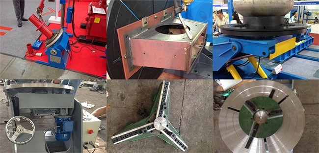 Welding Rotating Table 3 Axis Positioner 90° Tilting Rotary Indexing Table