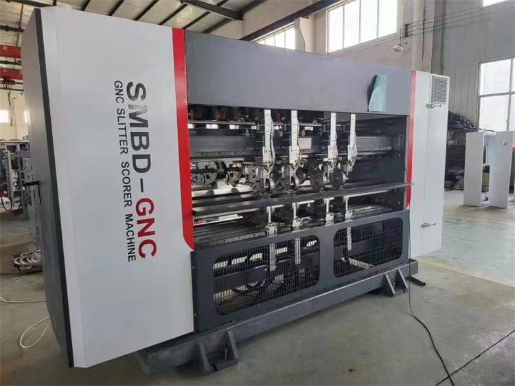 380V Voltage Thin Blade Corrugated Cardboard Slitter Scorer Machine with Nc System