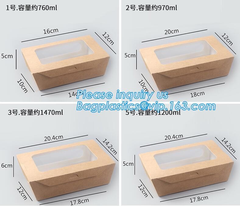 kraft paper sandwich box with window ,triangle sandwich box for packaging,Cardboard Box With Clear Window Burger Sandwic
