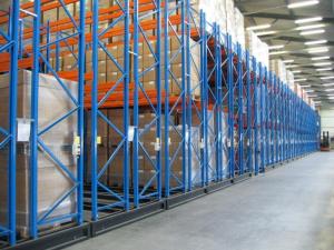 China Customized Size Movable Racking Systems Weight Capacity 500-4000KG / Level wholesale