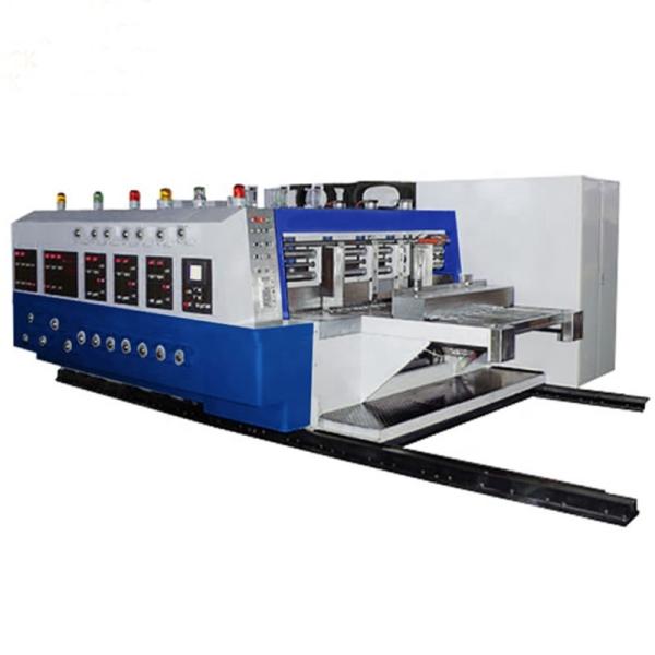 Quality Corrugated Cardboard 3 Color Flexo Printing Machine Exquisite Printing Result for sale