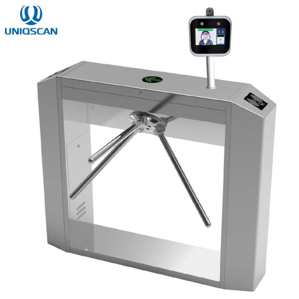 Quality Fever Facial Recognition Access Control Biometrics SUS304 Tripod Barrier Gate for sale