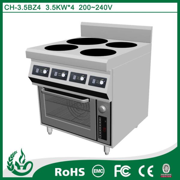 Quality New design high quality 4 plate electric induction cooker with oven for sale