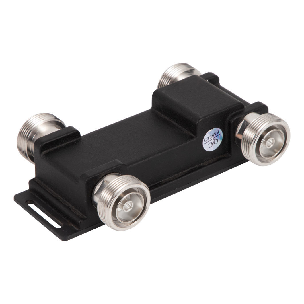 617-3800MHz 2 in 2 out Teleccommunication Hybrid Coupler for Das Ibs