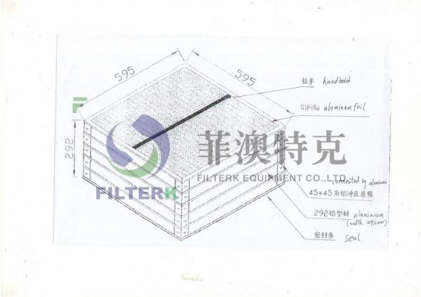 Quality Inlet Pleated Panel Filter 2st 5929010120 Spare Parts For Centrifugal Compressors for sale