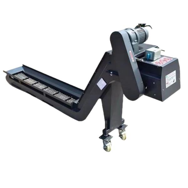 Industrial Chip Conveyor For CNC Machine , Continuous Flow Chip Screw Conveyor
