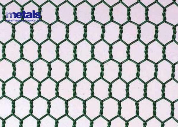 Quality Agricultural Hexagonal Wire Mesh Netting Vinyl Coated Galvanized Steel for sale