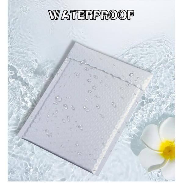 Gravure Printing Pink Printed Poly Bubble Mailers Bags 140g Thickening